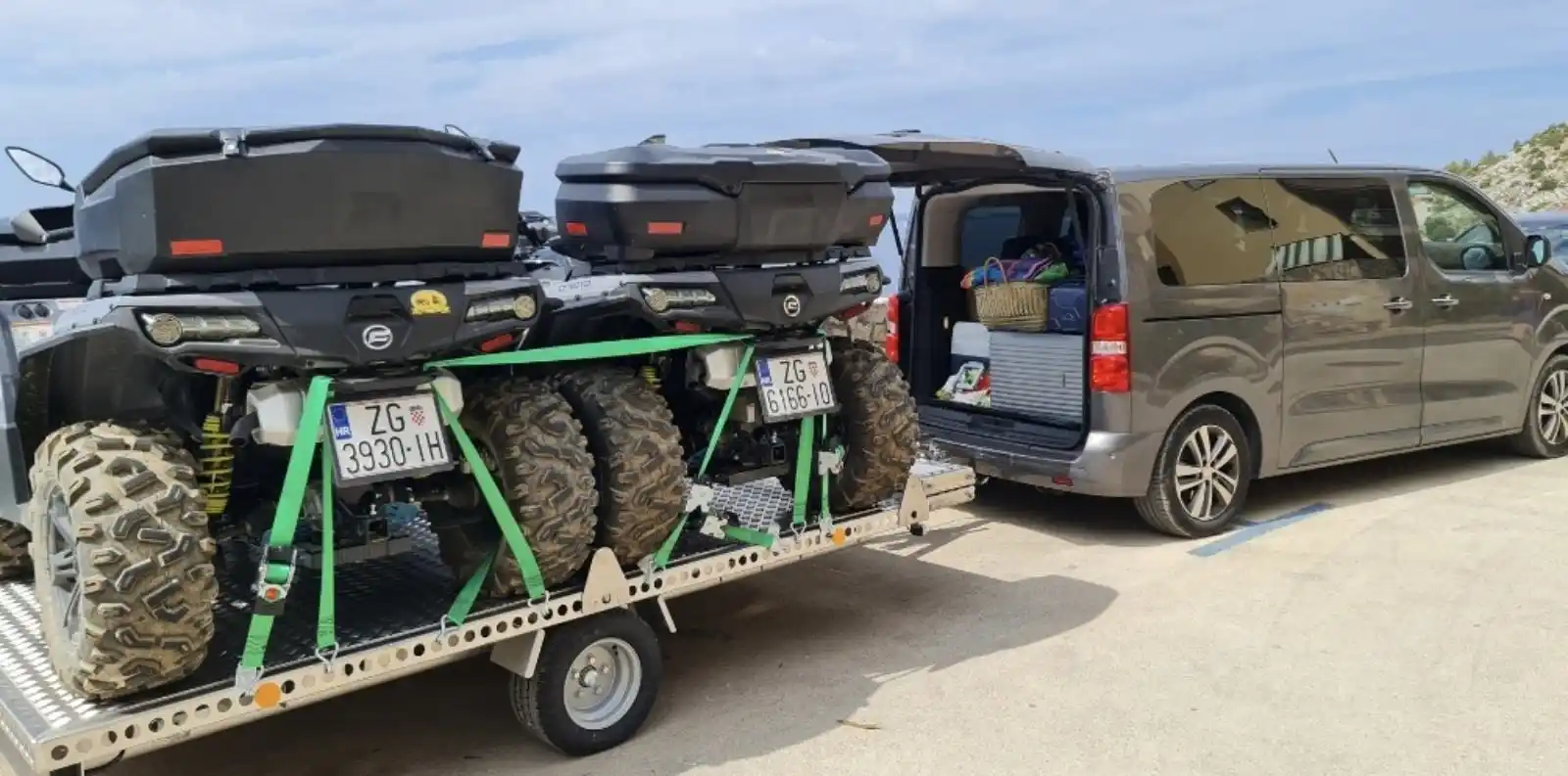 Univerzalna autoprikolica za transport strojeva, ATV-a, motocikala, 2022 god.