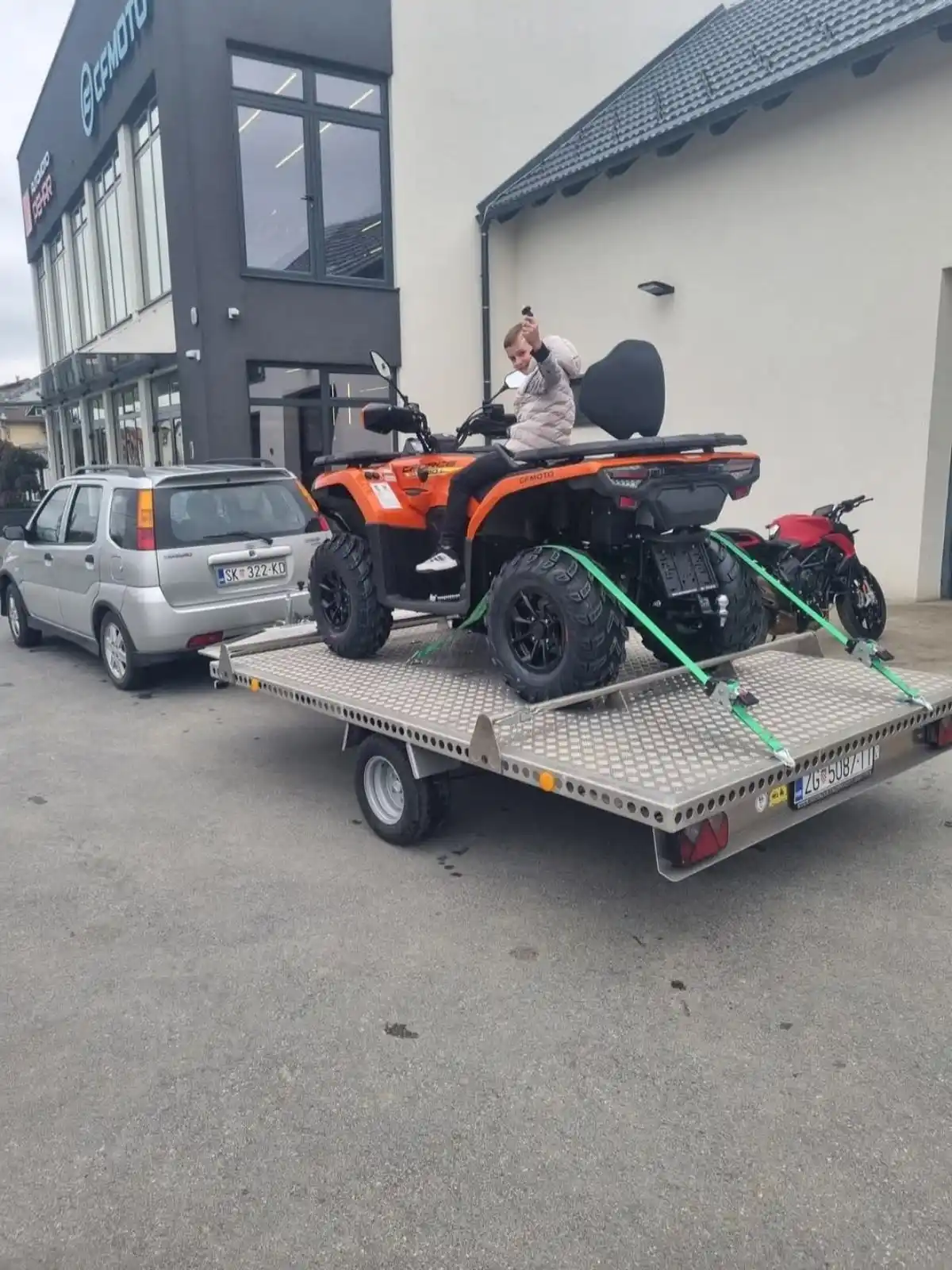 Univerzalna autoprikolica za transport strojeva, ATV-a, motocikala, 2022 god.